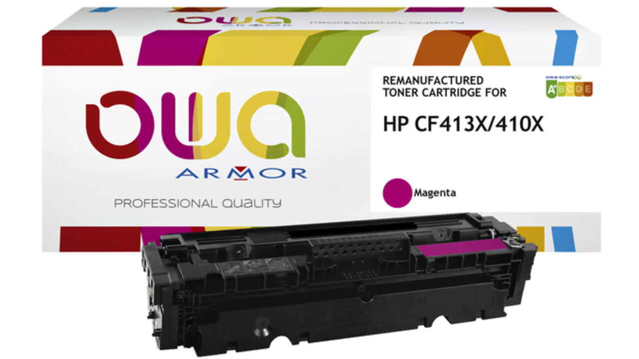 Tonercartridge OWA alternatief tbv HP CF413X rood
