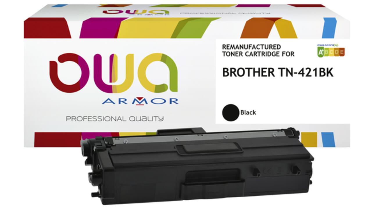 Toner OWA alternatief tbv Brother TN-421BK zwart