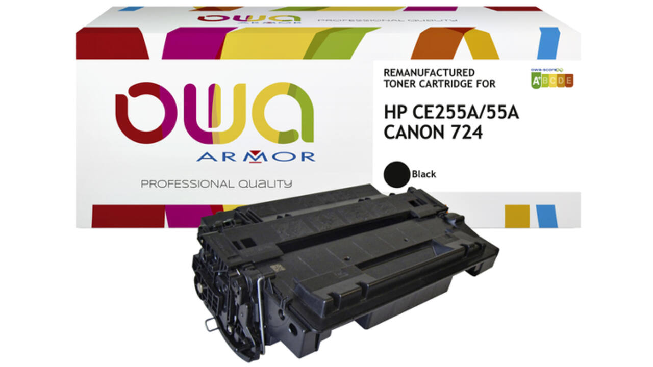 Tonercartridge OWA alternatief tbv HP CE255A zwart