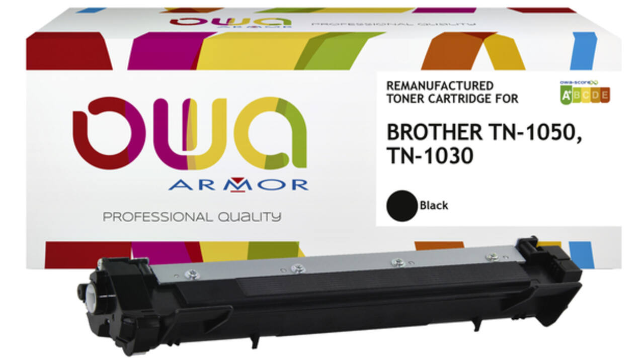 Toner OWA alternatief tbv Brother TN-1050BK zwart