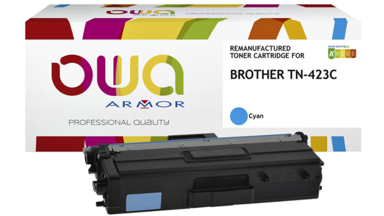 Toner OWA alternatief tbv Brother TN-423C blauw