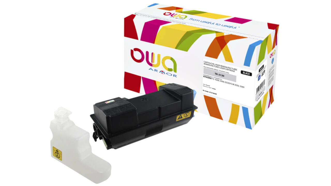 Toner OWA alternatief tbv Kyocera TK-3130K zwart