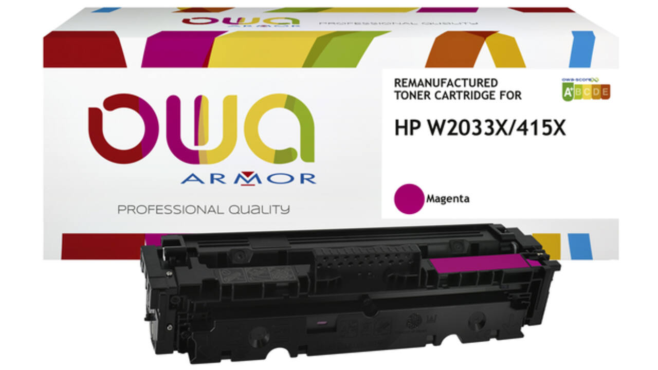 Tonercartridge OWA alternatief tbv HP W2033X rood