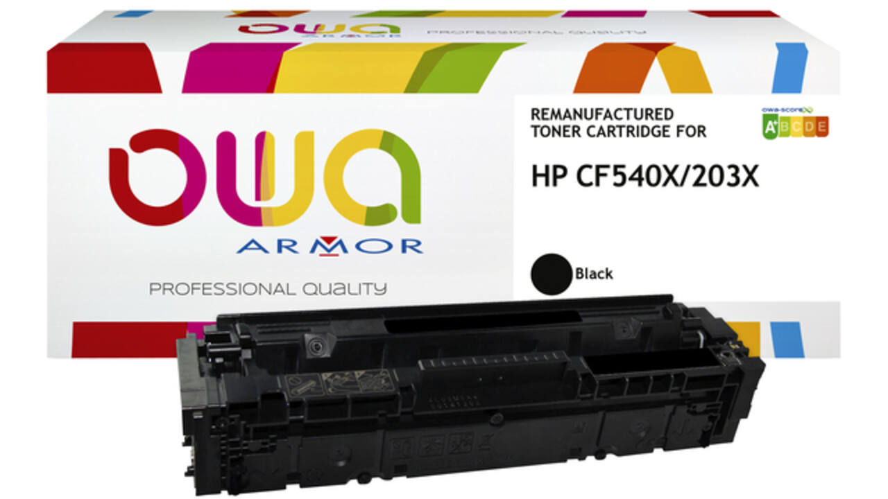 Tonercartridge OWA alternatief tbv HP CF540X zwart
