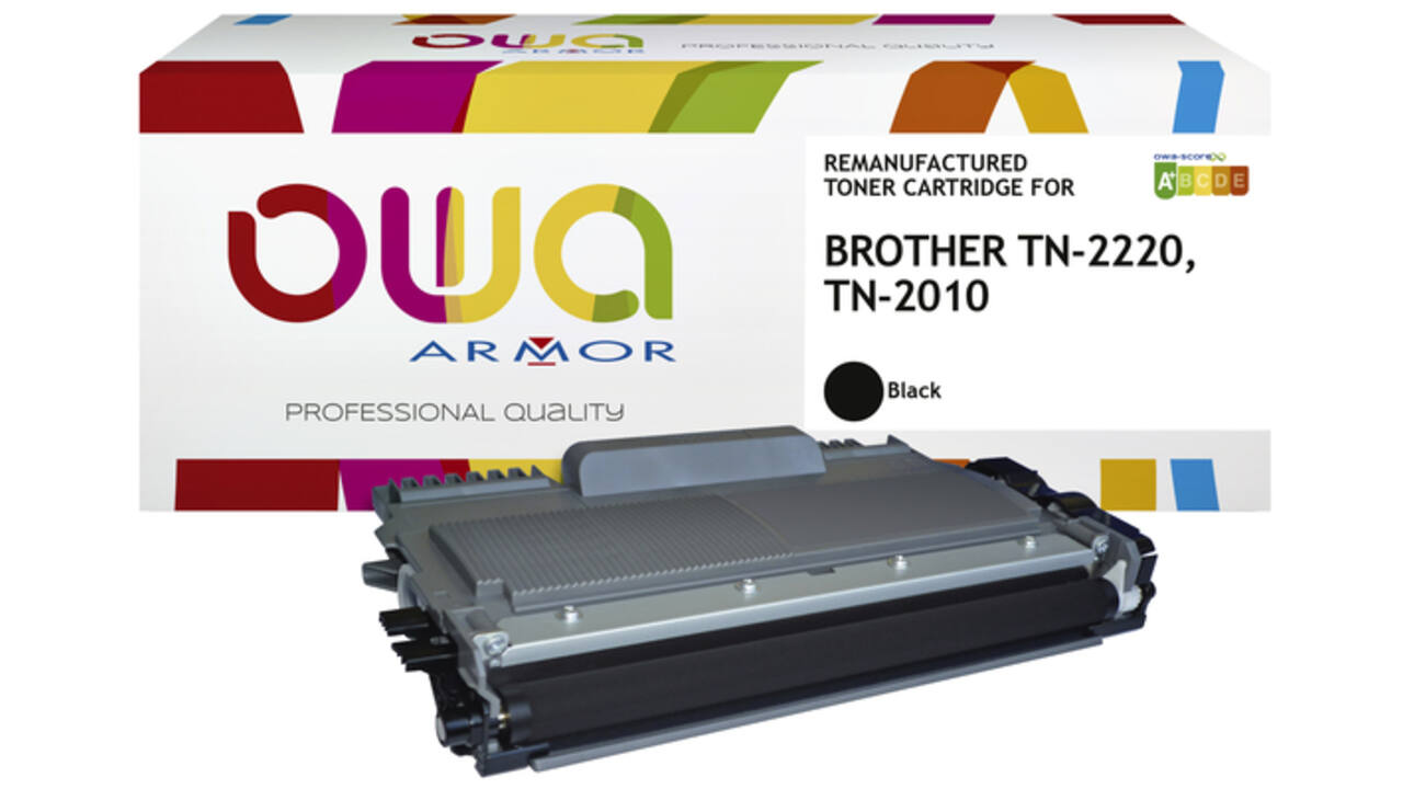 Toner OWA alternatief tbv Brother TN-2220BK zwart