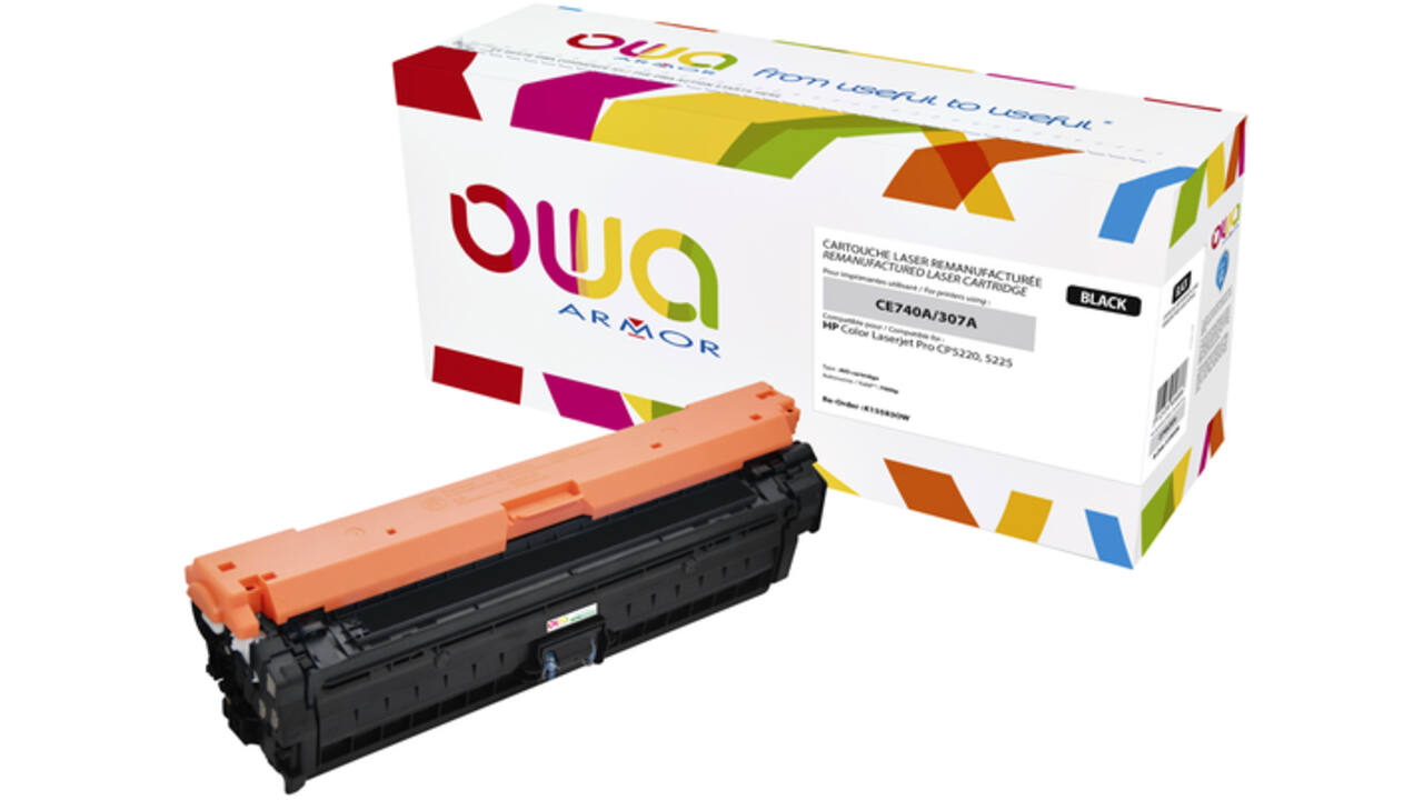 Tonercartridge OWA alternatief tbv HP CE740A zwart