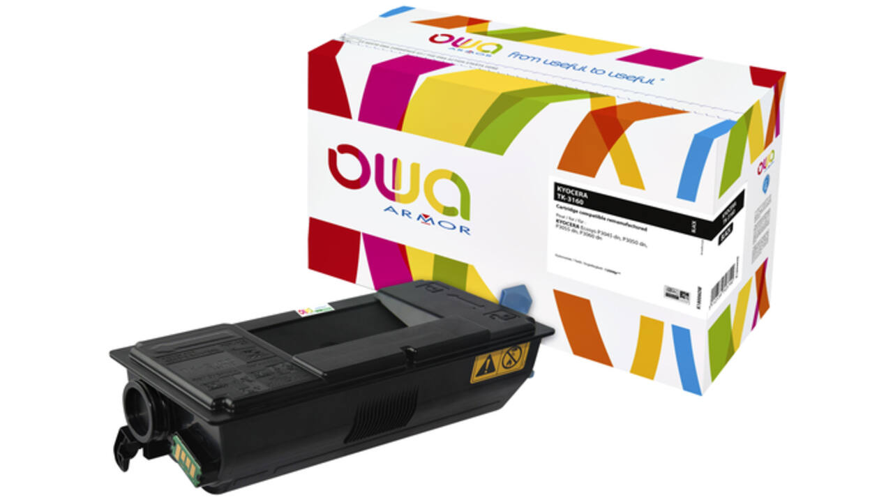 Toner OWA alternatief tbv Kyocera TK-3160K zwart
