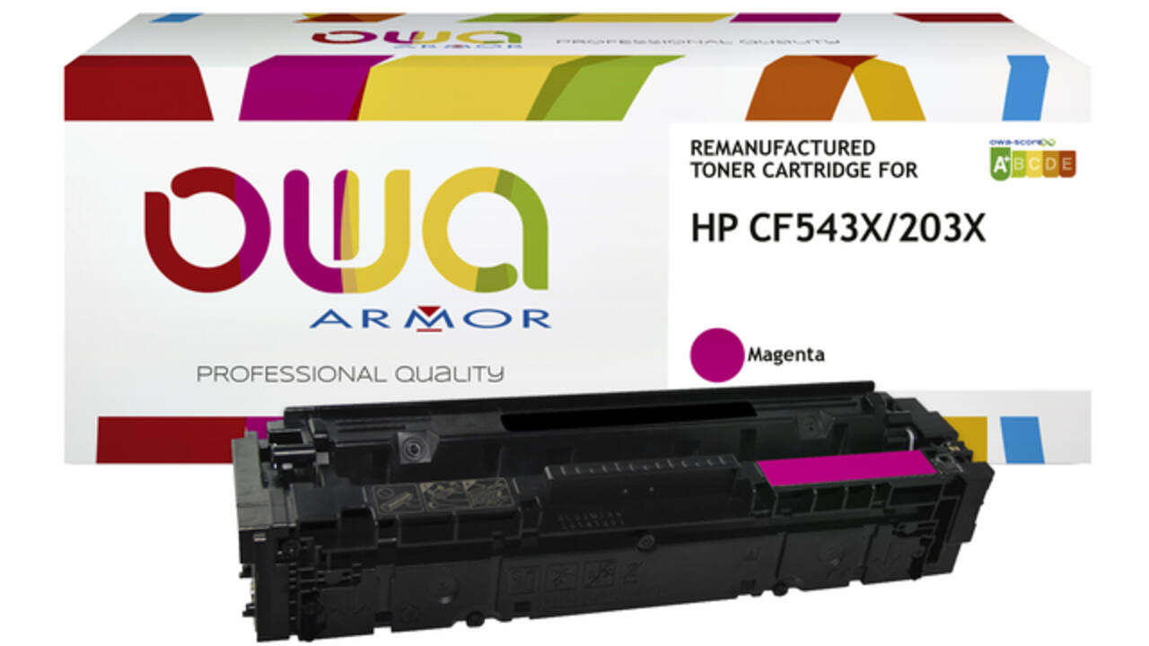 Tonercartridge OWA alternatief tbv HP CF543X rood