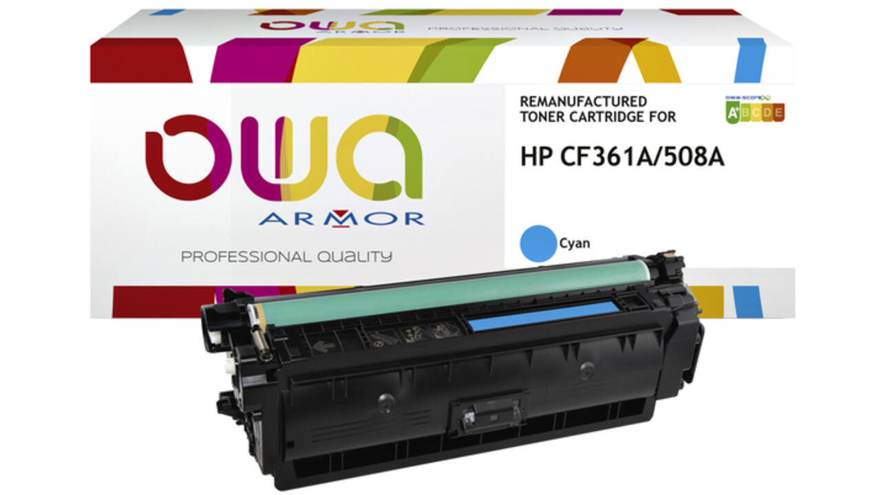 Tonercartridge OWA alternatief tbv HP CF361A blauw