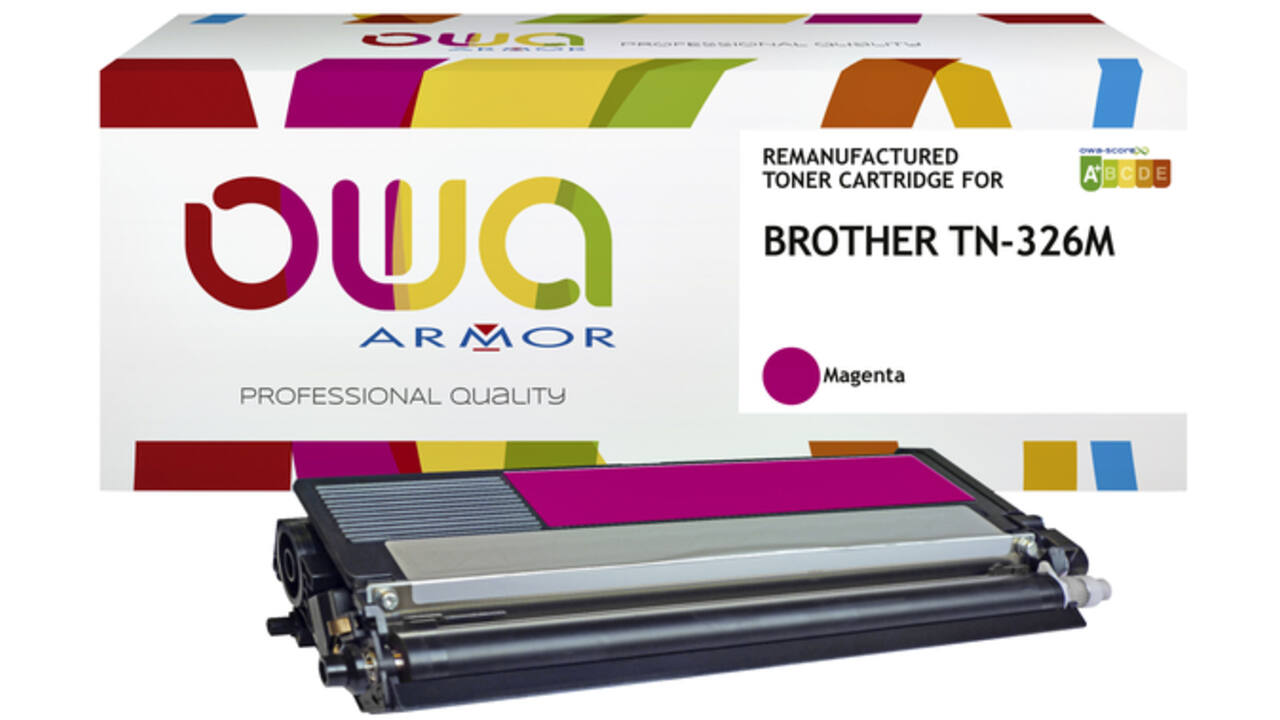 Toner OWA alternatief tbv Brother TN-326M rood