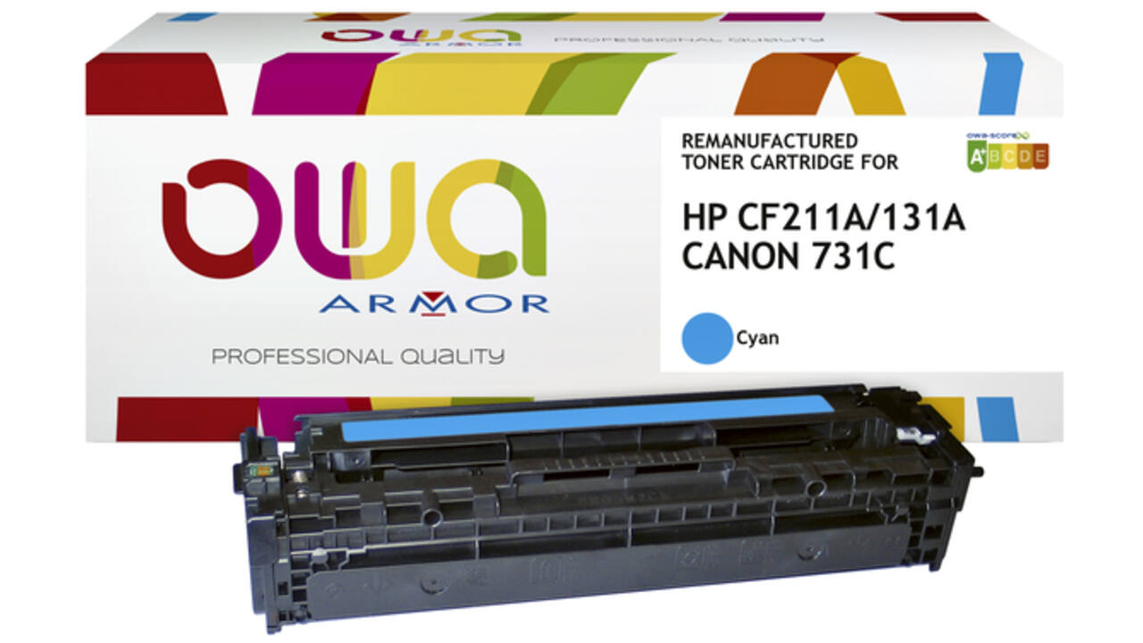 Tonercartridge OWA alternatief tbv HP CF211A blauw