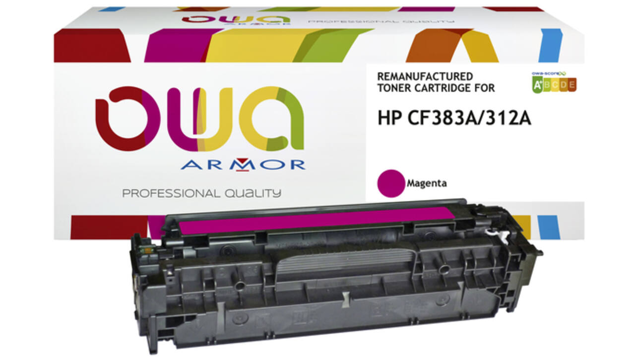 Tonercartridge OWA alternatief tbv HP CF383A rood