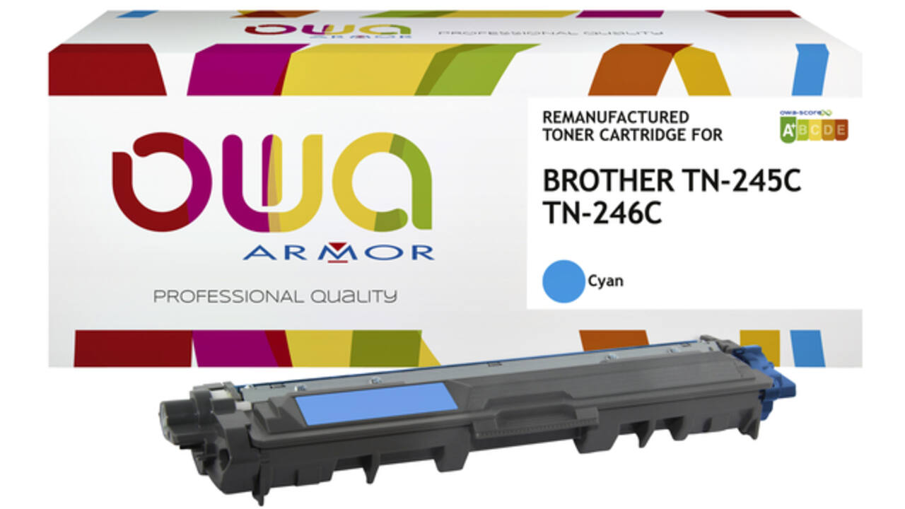 Toner OWA alternatief tbv Brother TN-245C blauw