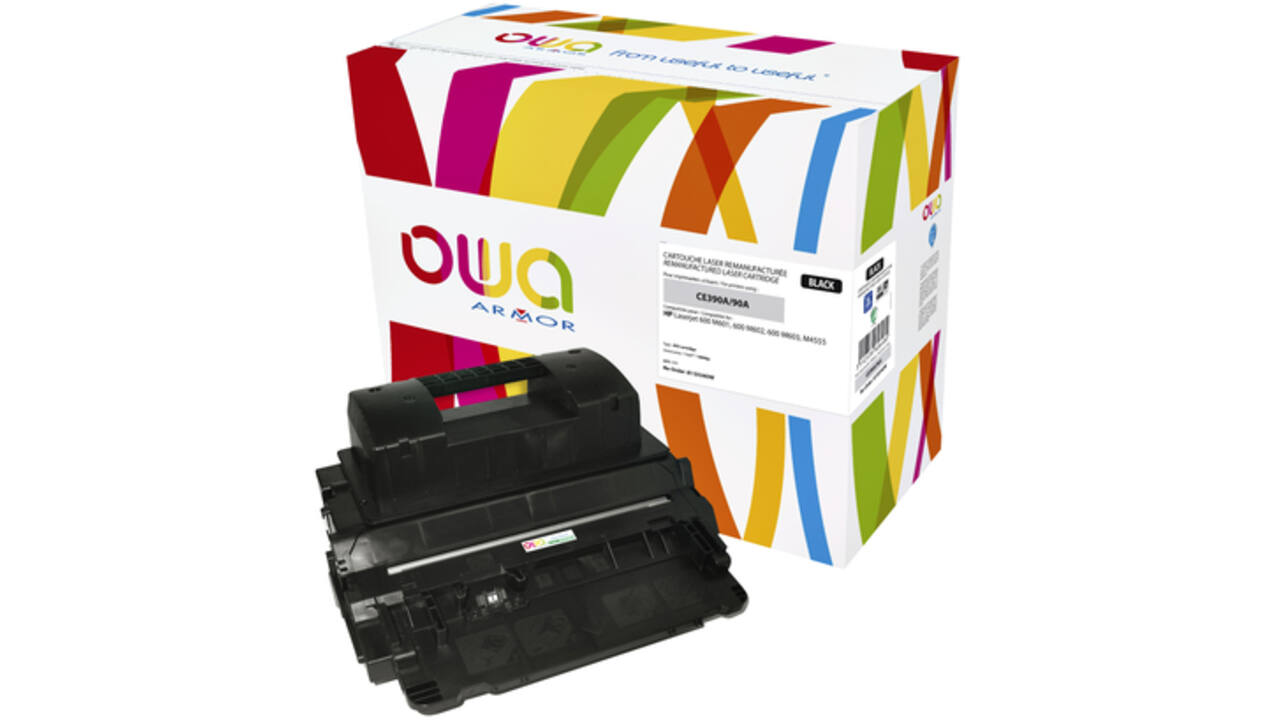 Tonercartridge OWA alternatief tbv HP CE390A zwart