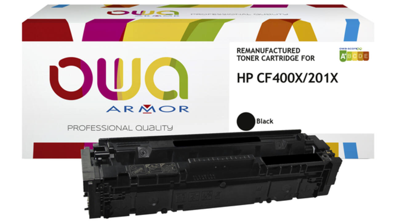 Tonercartridge OWA alternatief tbv HP CF400X zwart