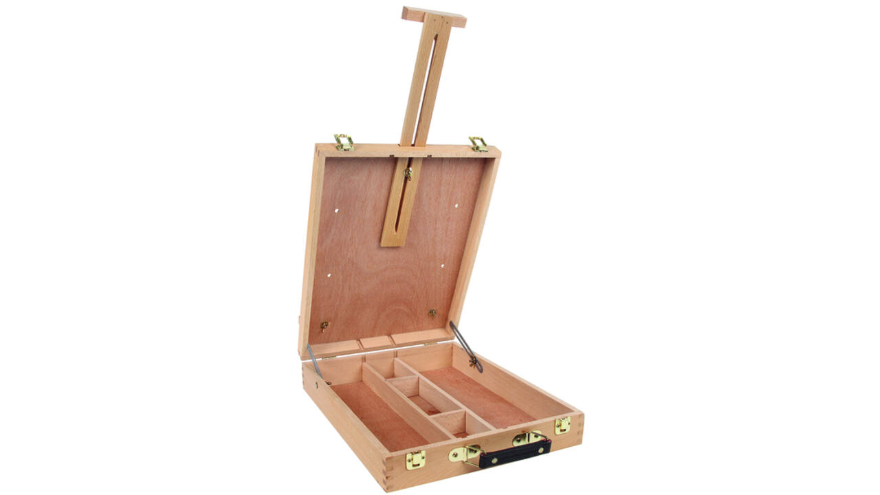 Kist ezel Conda hout 42x33x8.5cm