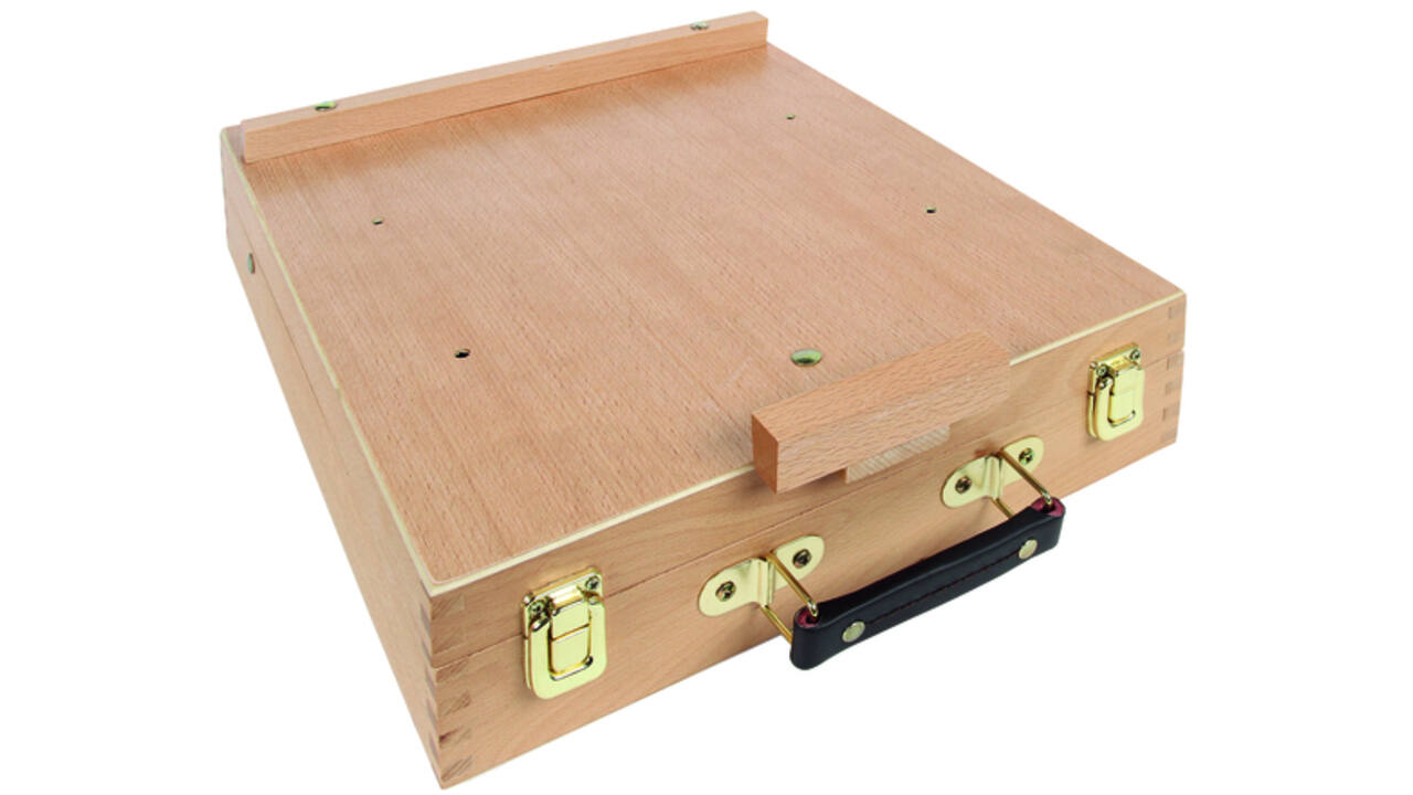 Kist ezel Conda hout 42x33x8.5cm