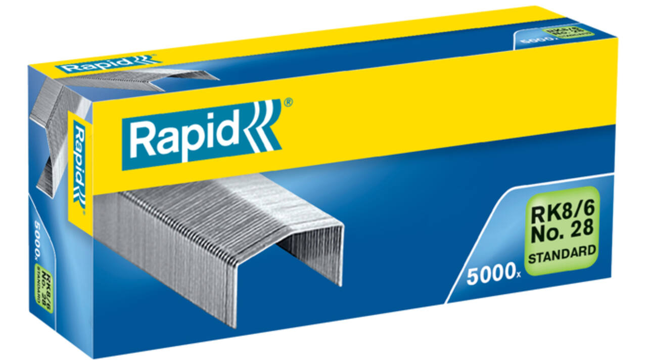 Nieten Rapid RK8 (B8) gegalvaniseerd standaard 5000 stuks