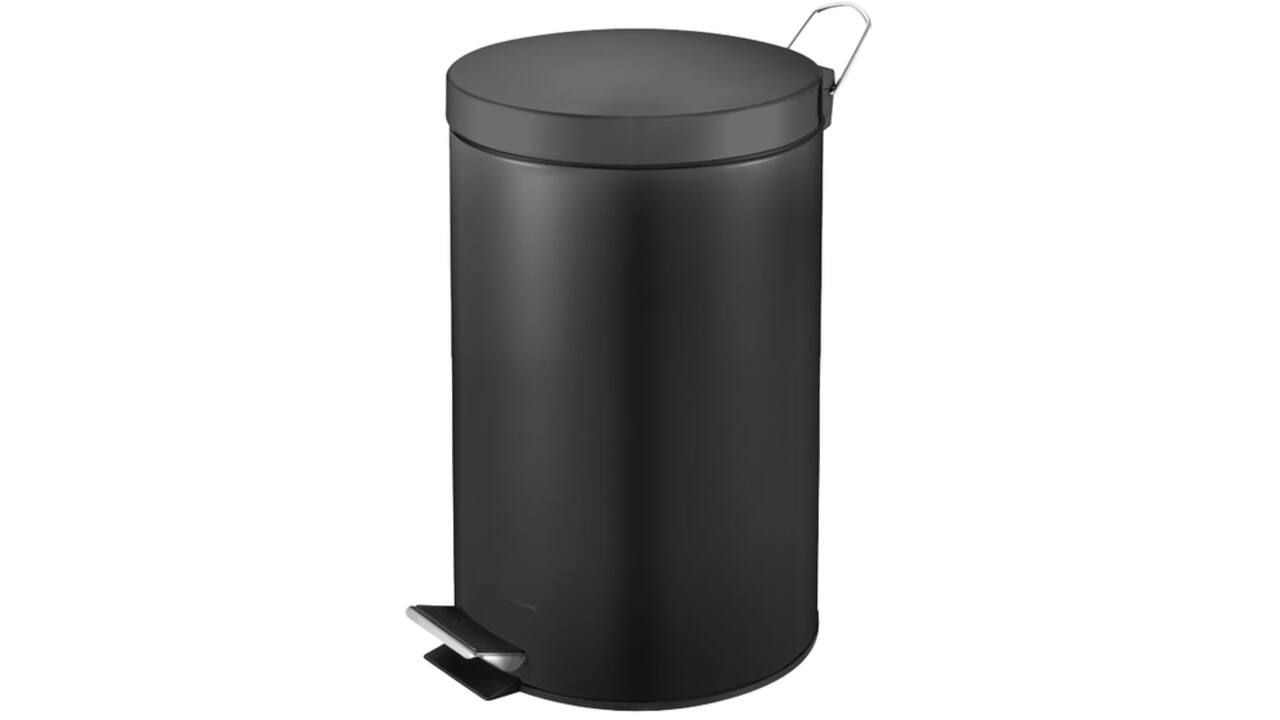 Afvalbak Vepa Bins pedaalemmer 12 liter zwart