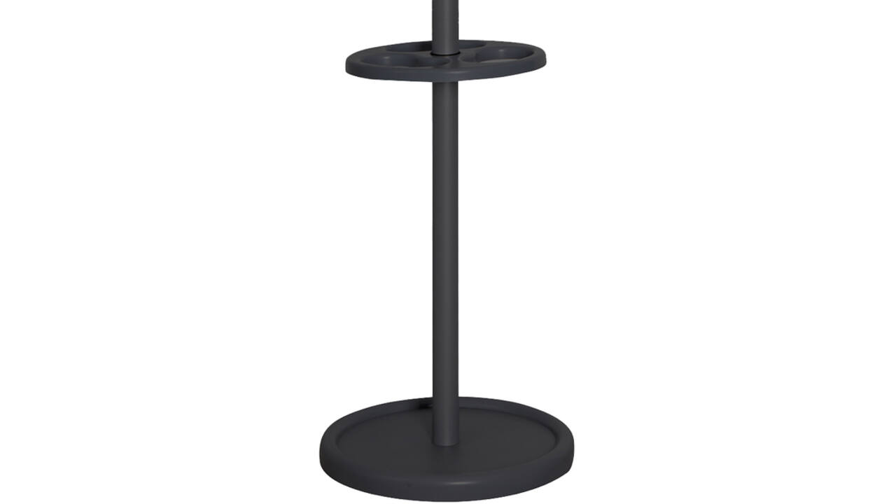 Kapstok Vepa Bins Crown 18 haken staand zwart