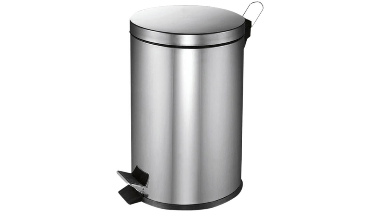 Afvalbak Vepa Bins pedaalemmer 20 liter RVS