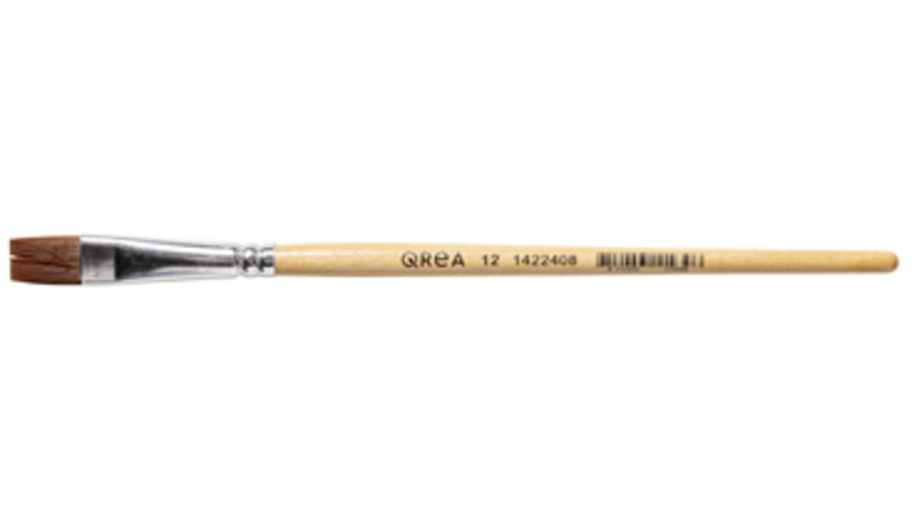 Kwast Qrea synthetisch haar nr 12 breedte 12,3mm