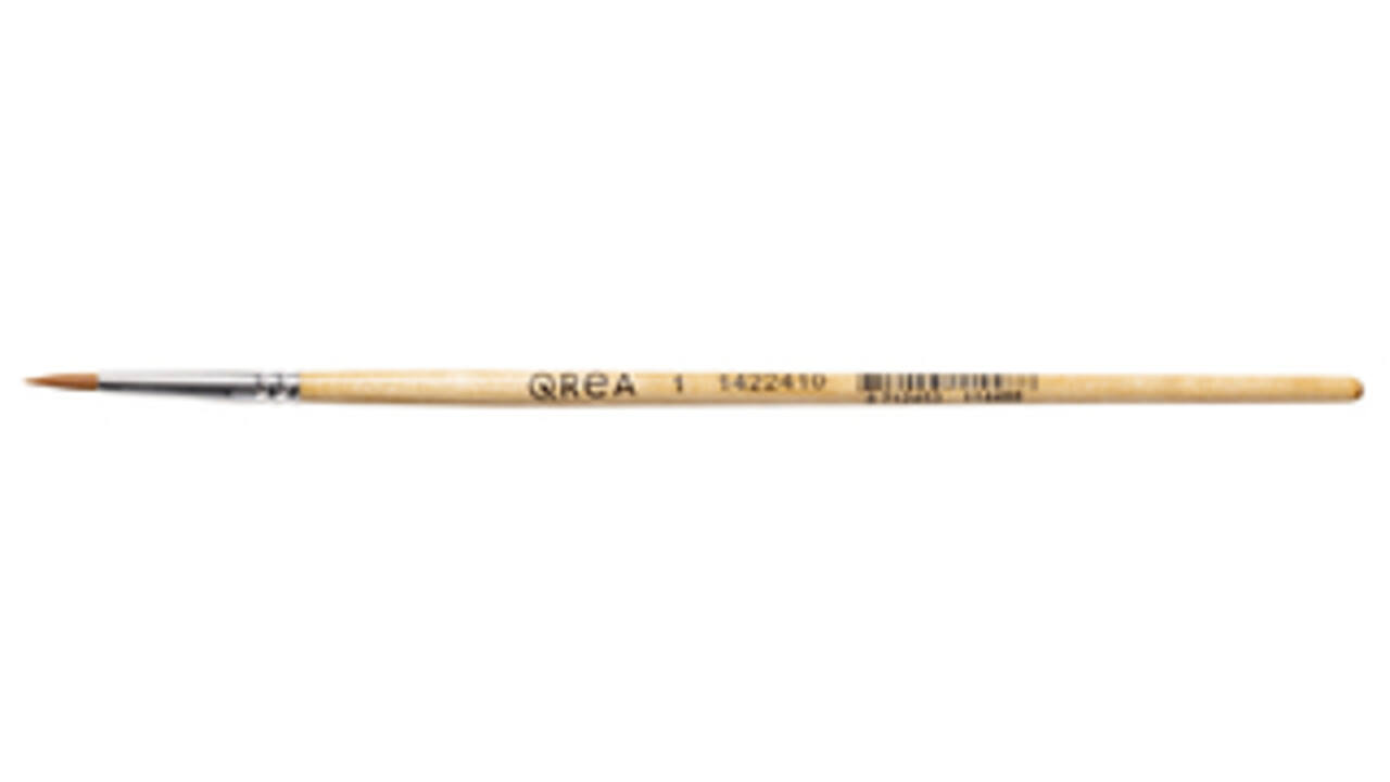 Penseel Qrea synthetisch haar nr 1 breedte 2,7mm