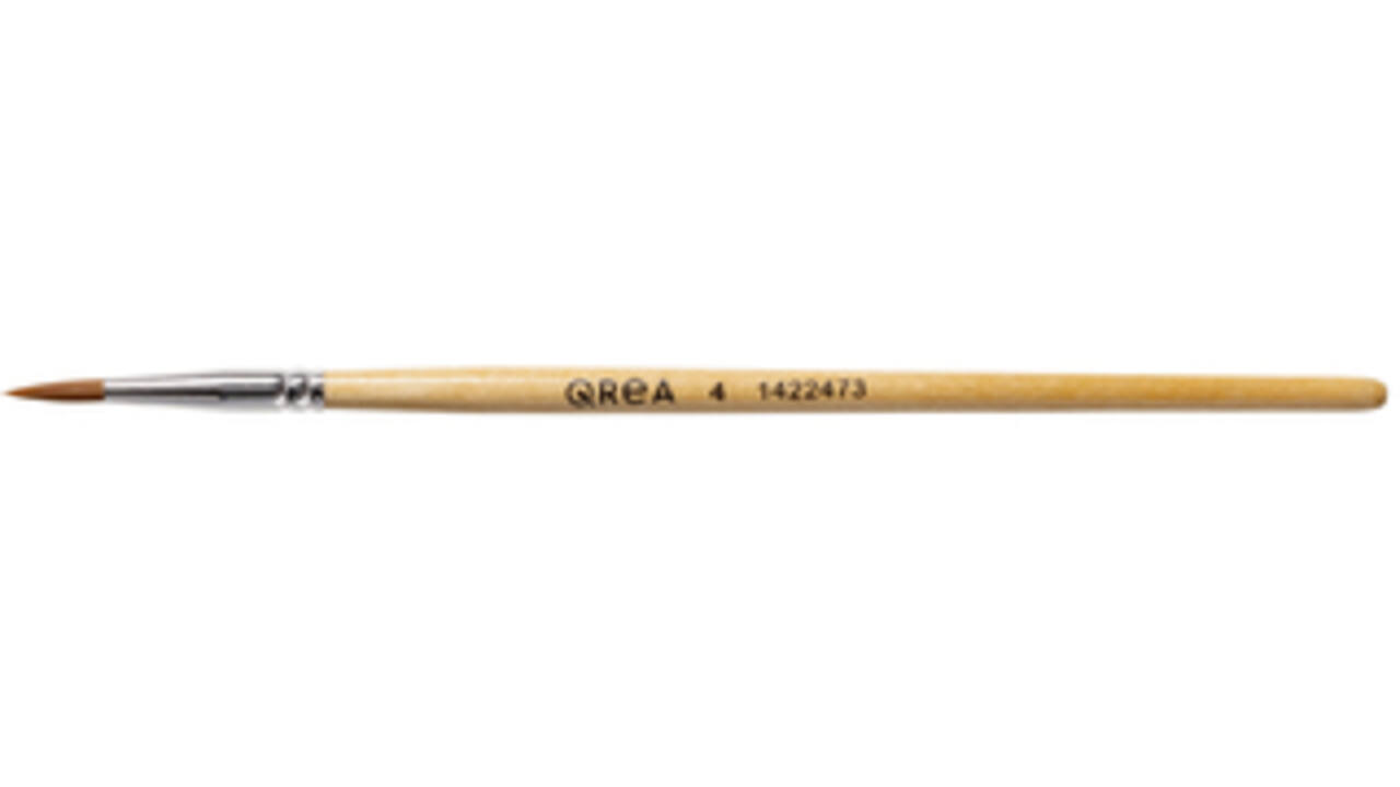 Penseel Qrea synthetisch haar set à 5 breedtes