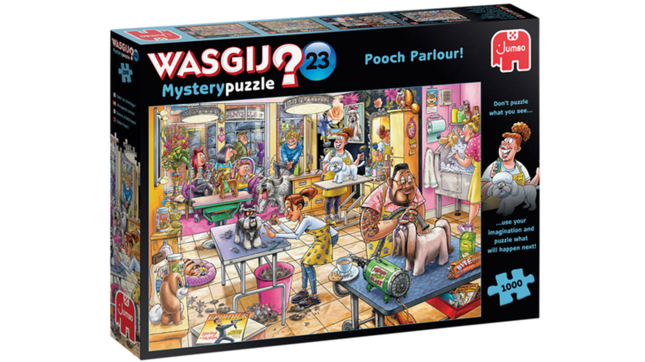 Puzzel Wasgij Mystery 23 Trimsalon Kwispel! 1000 stukjes