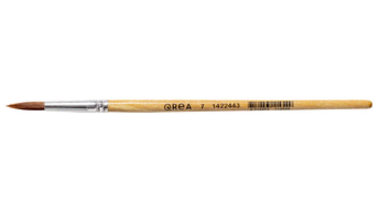 Penseel Qrea synthetisch haar nr 7 breedte 5,4mm