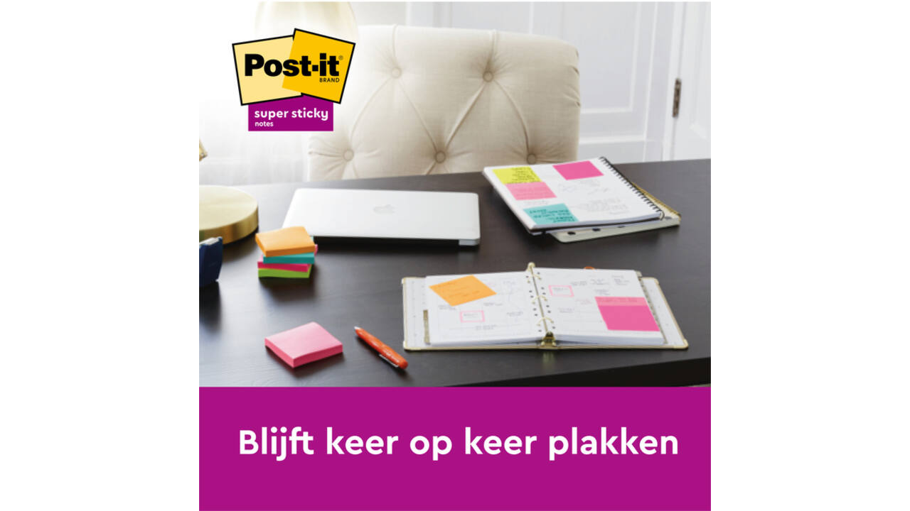 Memoblokdispenser 3M tbv Post-it Z-Note 76x76mm transparant + 12 blok Z-notes