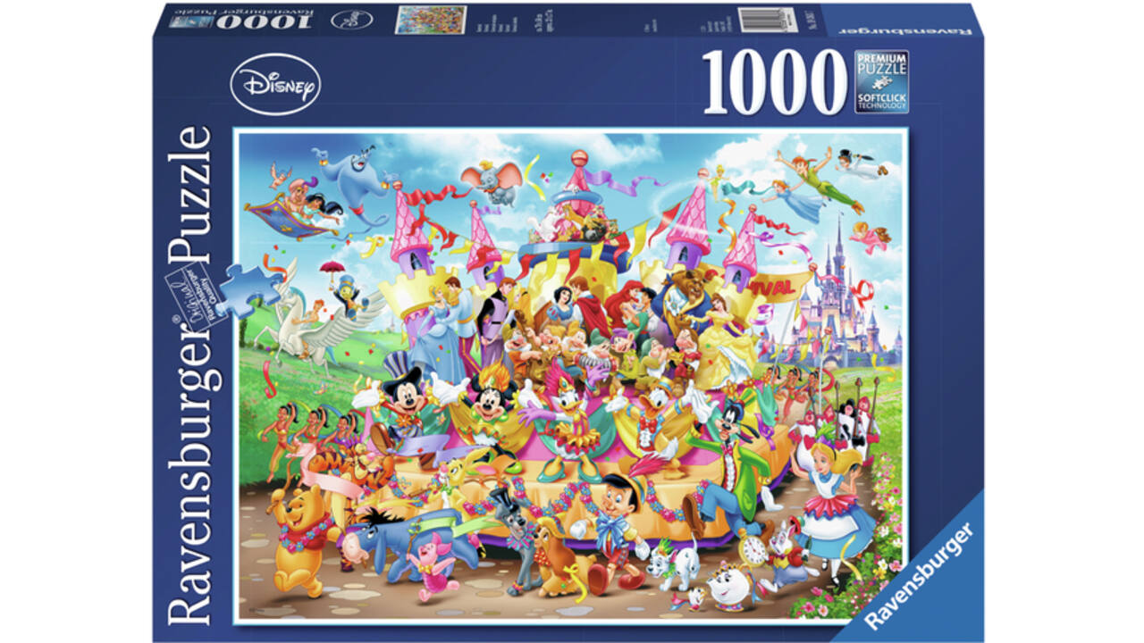 Puzzel Ravensburger Disney optocht 1000 stukjes