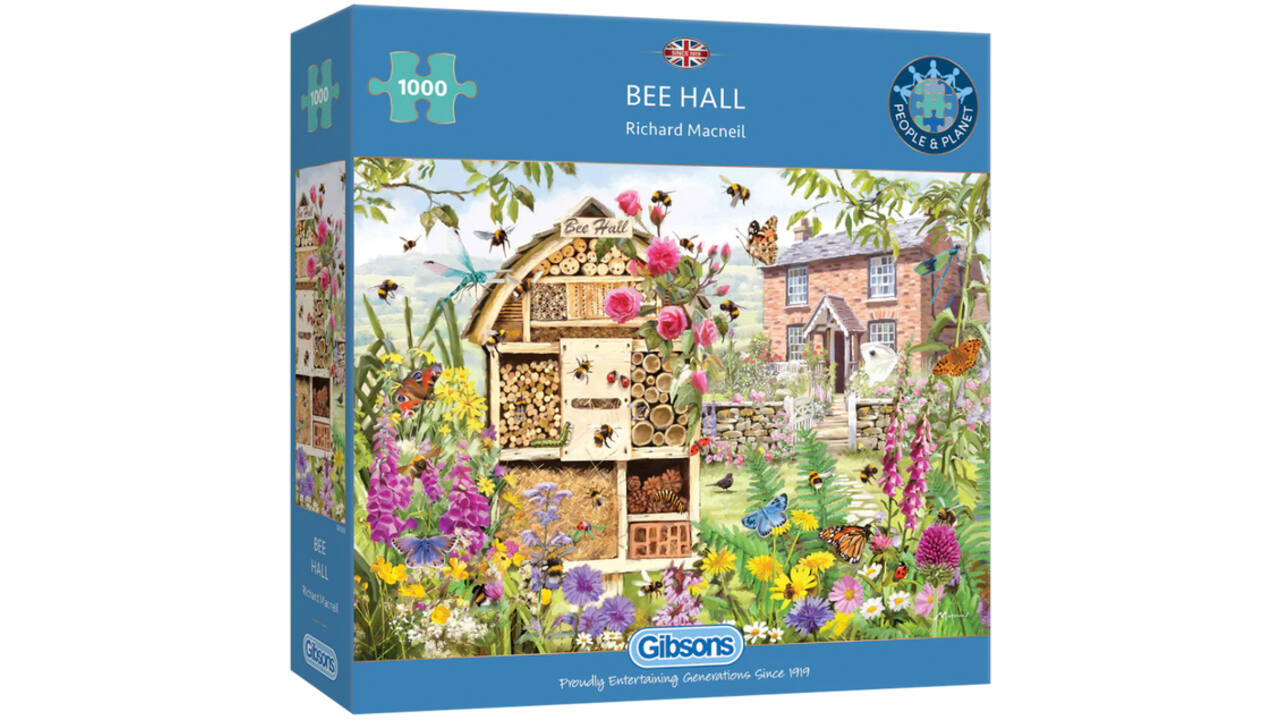 Puzzel Gibsons Bee Hall 1000 stukjes