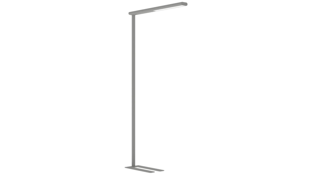 Vloerlamp MAUL Jet LED dimbaar hg 195 cm zilver