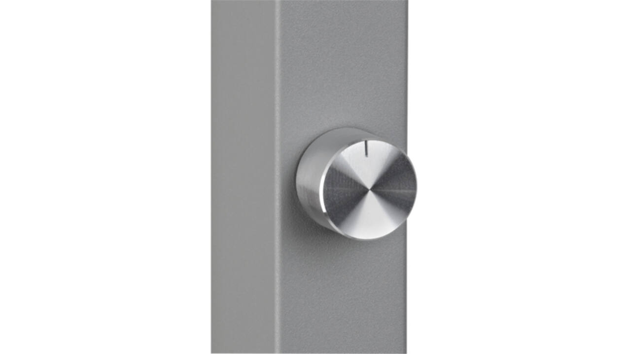 Werkplek tafelklem MAUL Javal LED dimbaar hg 120cm zilver