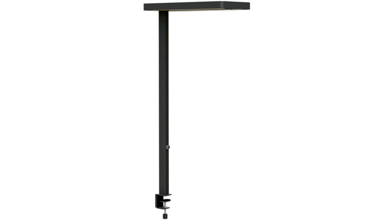 Werkpleklamp tafelklem MAUL Juvis LED beweging- daglichtsensor dimbaar hg 120cm zwart