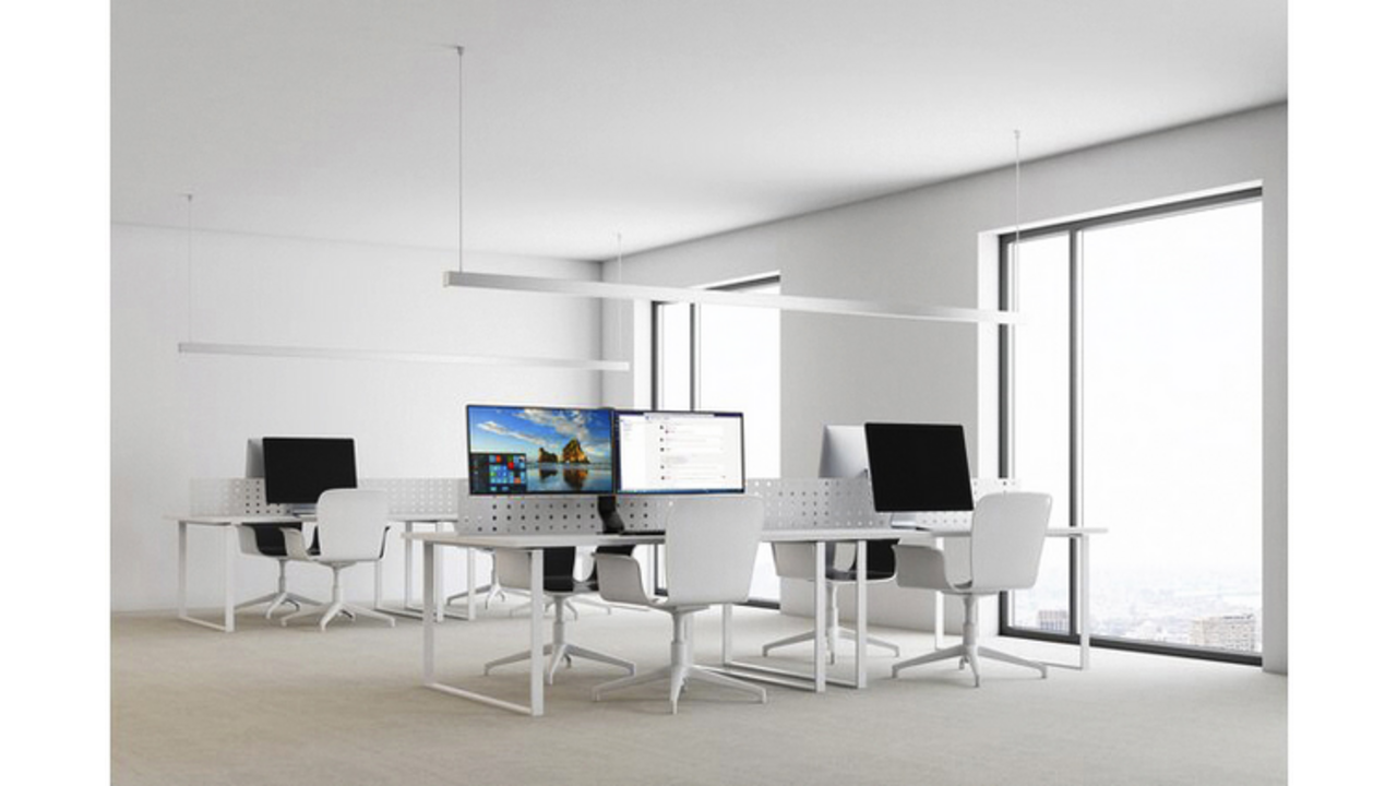 Monitorarm Kensington SmartFit Ruimtebesparend Dubbel