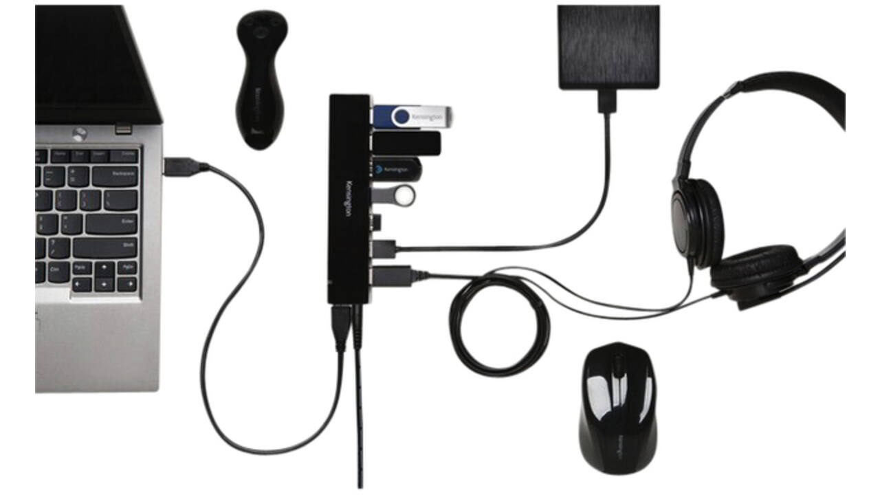 Hub Kensington USB 3.0 7-poorten met oplader