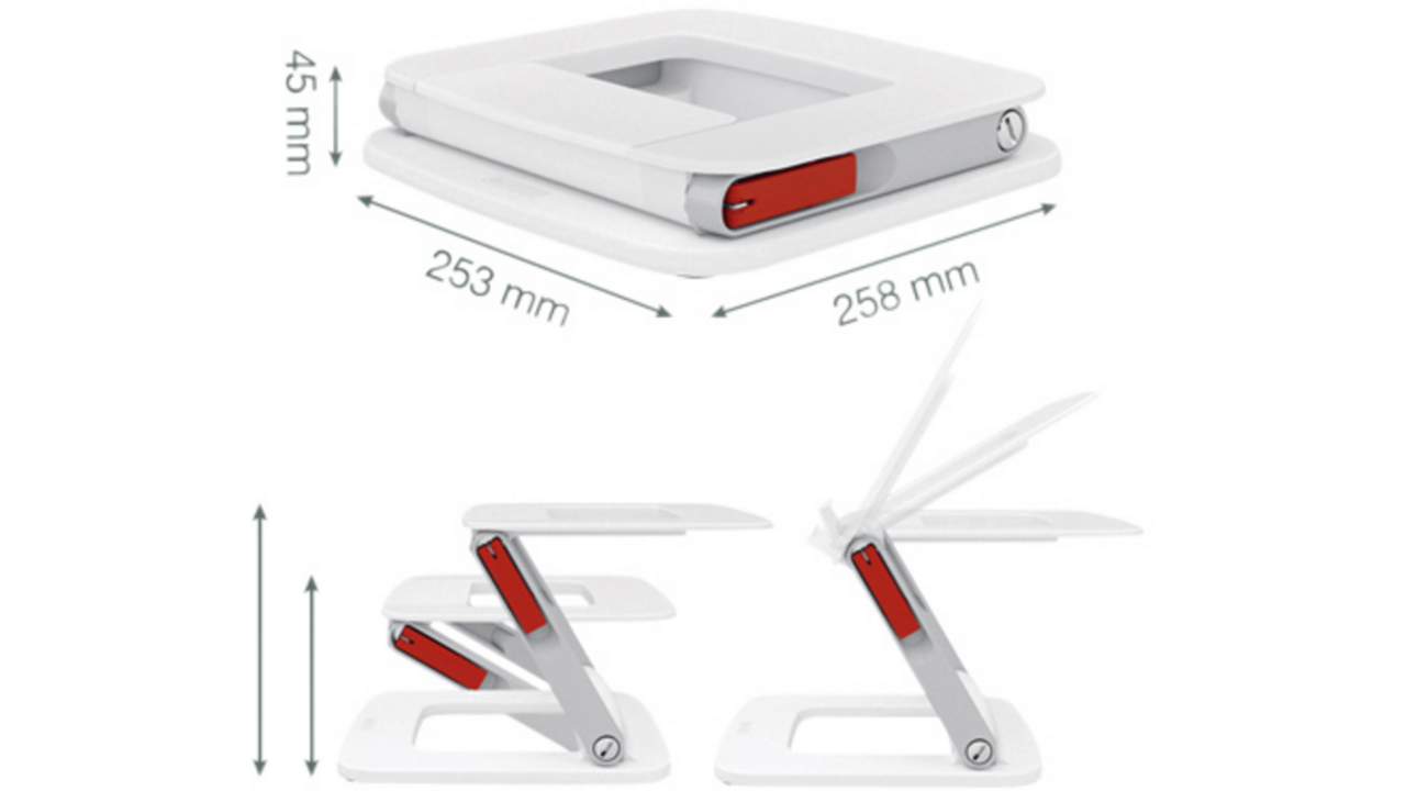 Laptopstandaard Leitz Ergo verstelbare multihoek