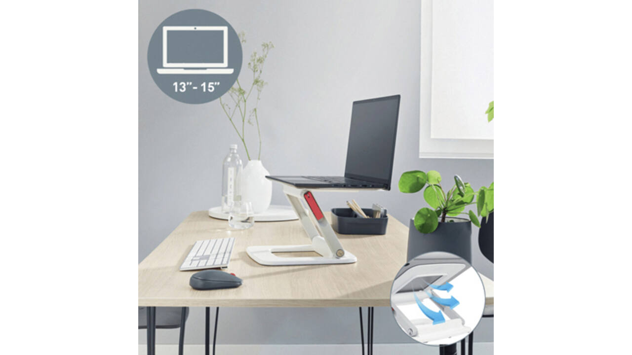 Laptopstandaard Leitz Ergo verstelbare multihoek