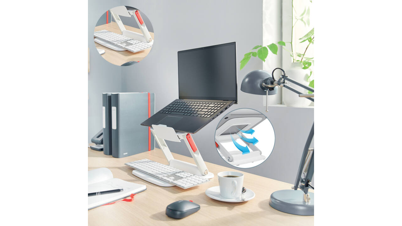 Laptopstandaard Leitz Ergo verstelbare multihoek