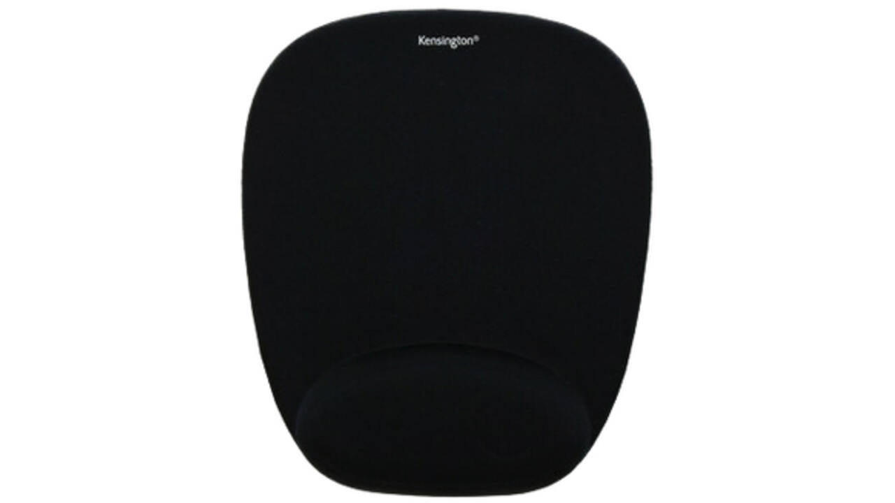 Muismat Kensington met Polsondersteuning Foam zwart