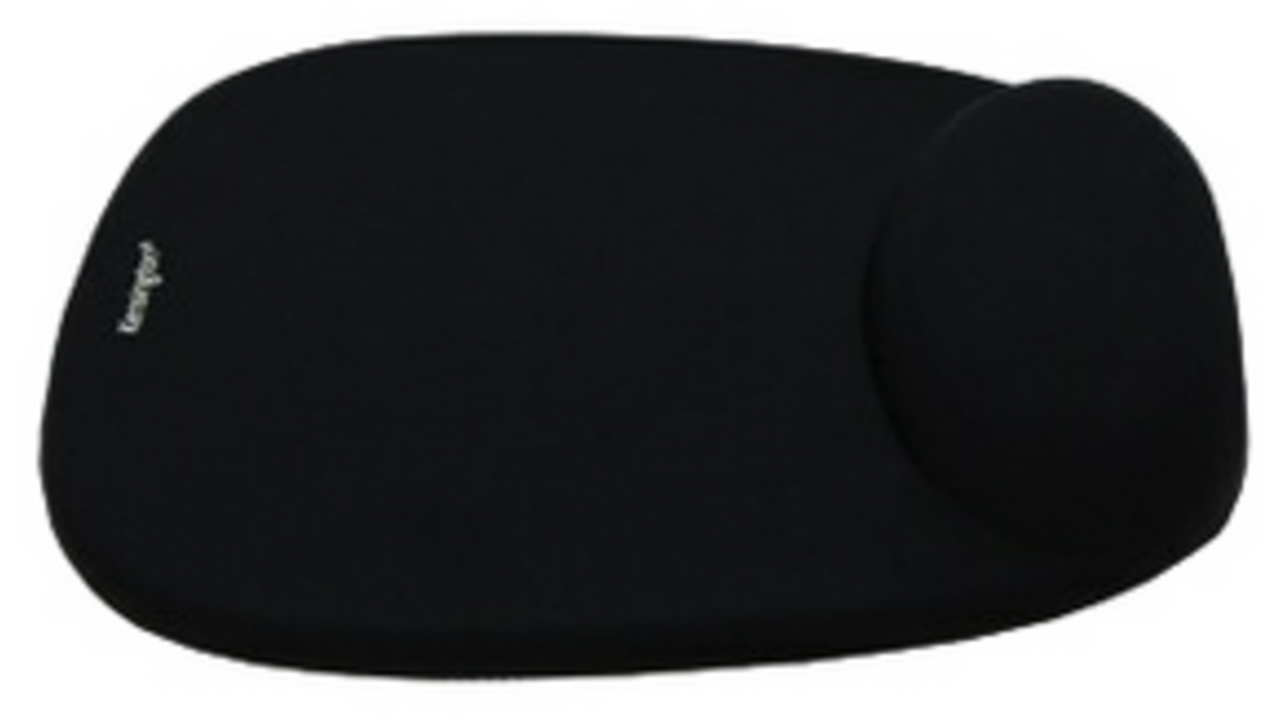 Muismat Kensington met Polsondersteuning Foam zwart