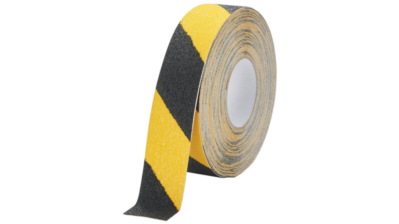 Antisliptape DURALINE GRIP+ 50mmx15m geel-zwart