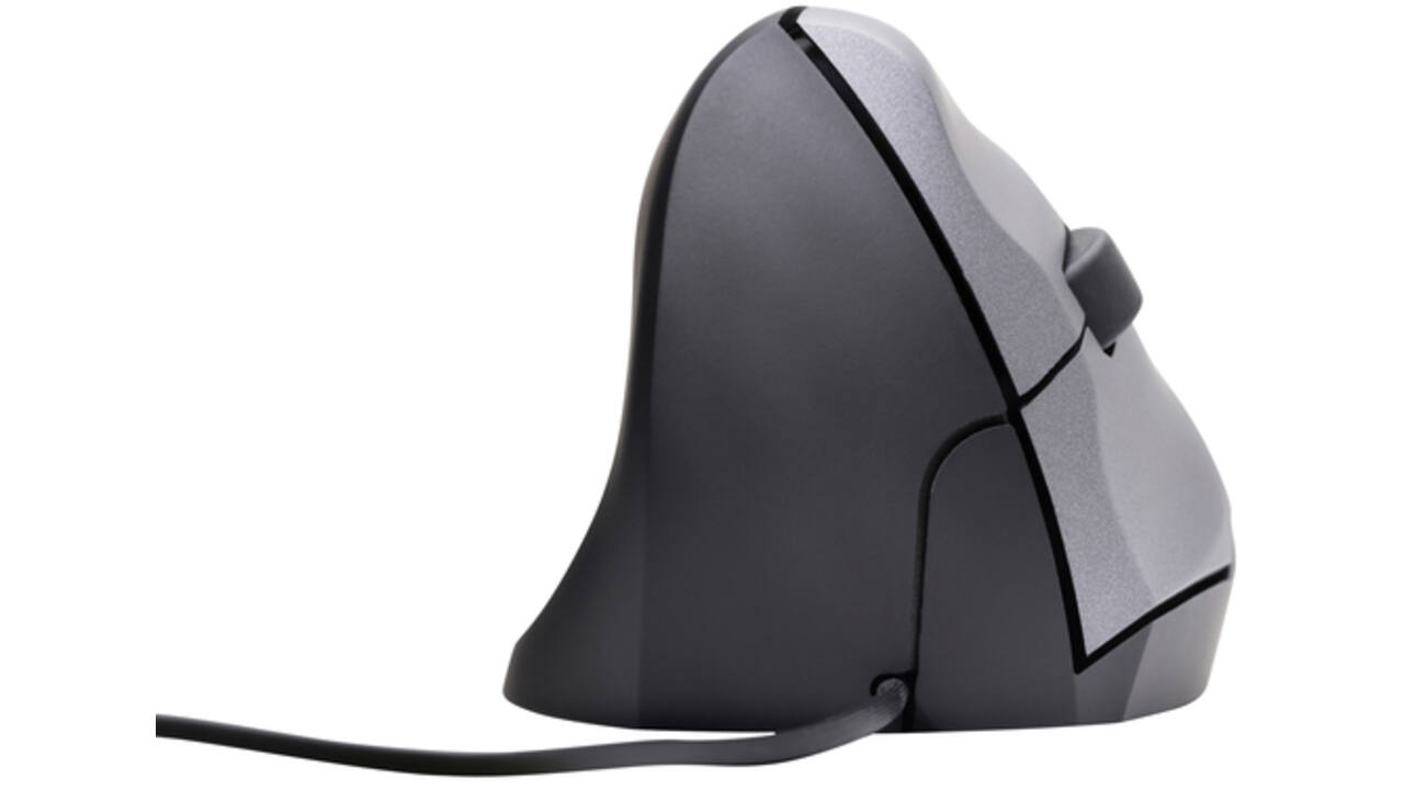 Muis Ergofy SRM VS4 links draad zilver zwart