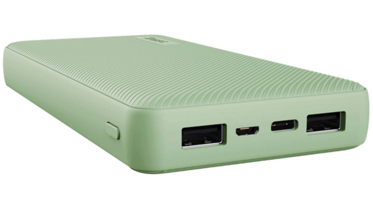 Powerbank Trust Primo 20.000 mAh eco groen