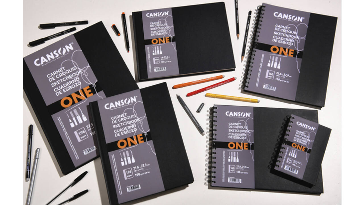 Tekenboek Canson Art Book One 21.6x14cm 100gr 80vel hardcover