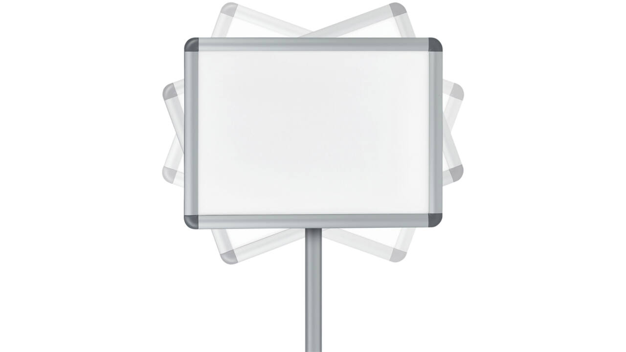 Infostandaard Nobo Premium Plus incl. A3 kliklijst