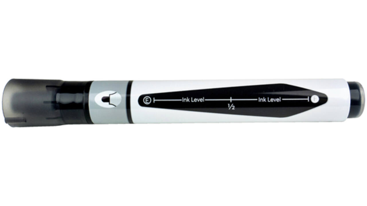 Viltstift Nobo whiteboard Liquid ink rond assorti 3mm 10stuks