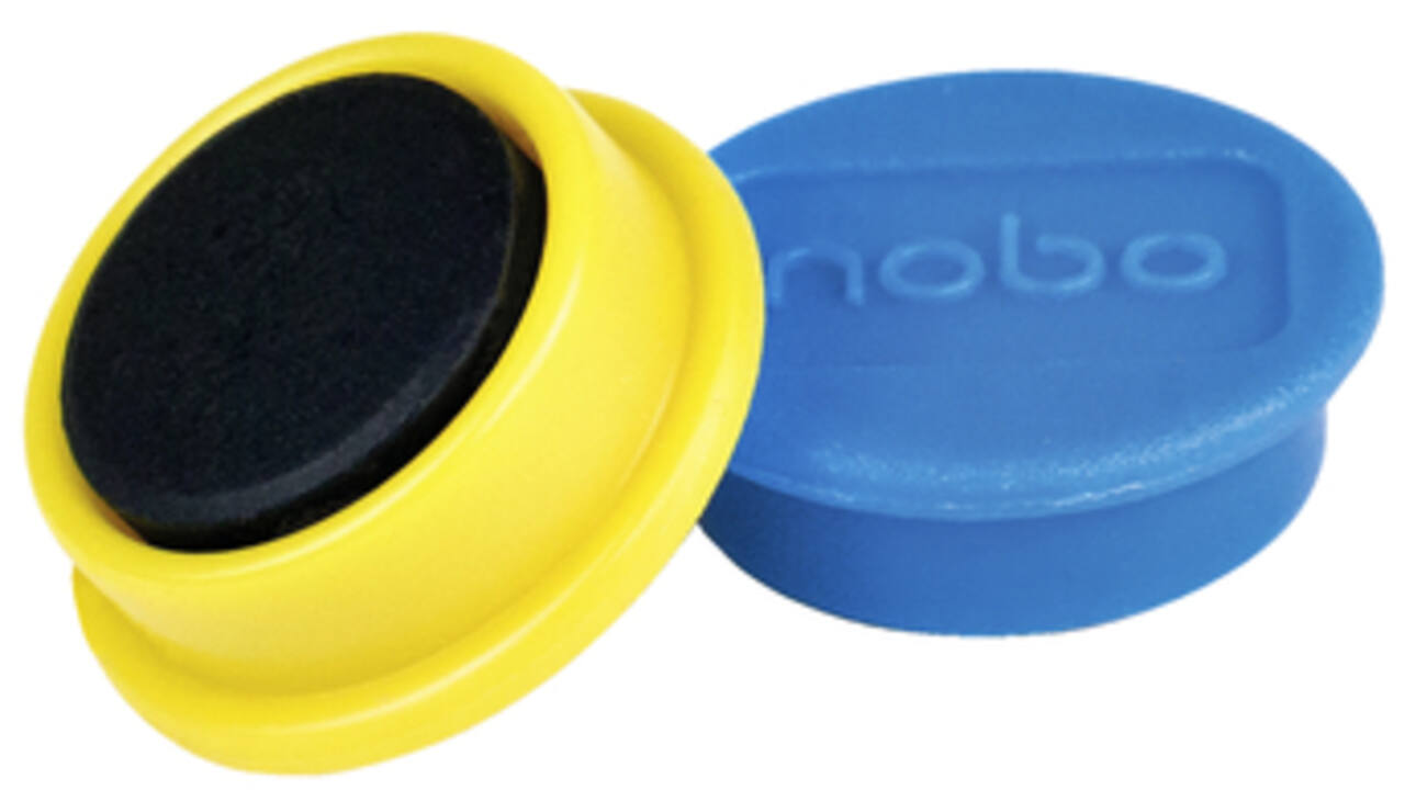 Magneet Nobo 13mm assorti 10stuks